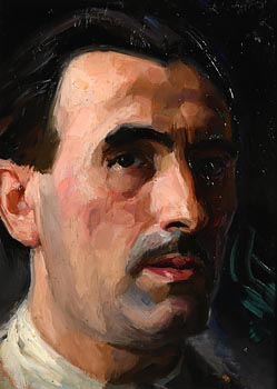 Estella Frances Solomons, Portrait of a Man at Morgan O'Driscoll Art Auctions