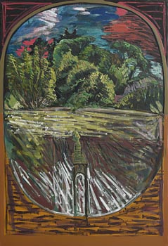Brian Bourke, Head in Landscape No.2 (1970) at Morgan O'Driscoll Art Auctions