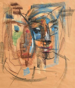 Hilde Goldschmidt, The Couple (1966) at Morgan O'Driscoll Art Auctions