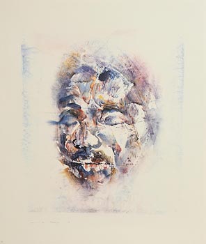 Louis Le Brocquy, Head of Nelson Mandela (1983) at Morgan O'Driscoll Art Auctions