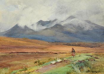 Mildred Anne Butler, MacGillycuddy Reeks, Co Kerry at Morgan O'Driscoll Art Auctions