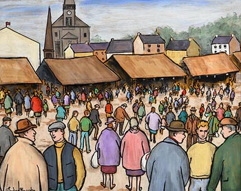 The Lammas Fair in the Afternoon at Morgan O'Driscoll Art Auctions