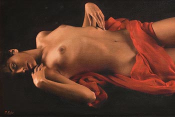 Darren Baker, Reclining Nude at Morgan O'Driscoll Art Auctions