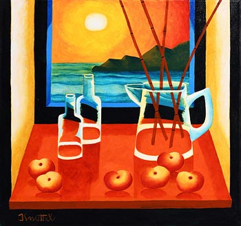 Graham Knuttel (1954-2023), Still Life and Sunset at Morgan O'Driscoll Art Auctions