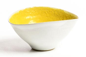 Lucie Rie, Bowl with Yellow Interior at Morgan O'Driscoll Art Auctions