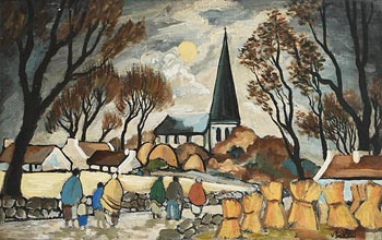 Markey Robinson, Church Harvest at Morgan O'Driscoll Art Auctions