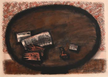 Neil Shawcross, Tabletop (1990) at Morgan O'Driscoll Art Auctions