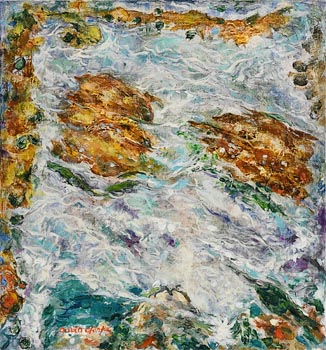 David Clarke, Sunlit Pool, Inis Oirr (1998) at Morgan O'Driscoll Art Auctions