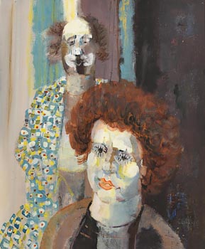 George Campbell, Two Clowns at Morgan O'Driscoll Art Auctions