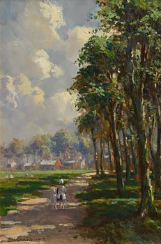 James Humbert Craig, Sunshine and Shadow (1915) at Morgan O'Driscoll Art Auctions