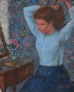 Francois Gall, Jeune Femme se Coiffant at Morgan O'Driscoll Art Auctions