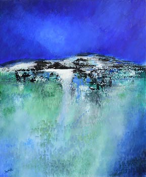 Manus Walsh, Blue Burren at Morgan O'Driscoll Art Auctions