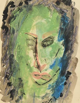 J.P Dunleavy, Head Study (1951) at Morgan O'Driscoll Art Auctions