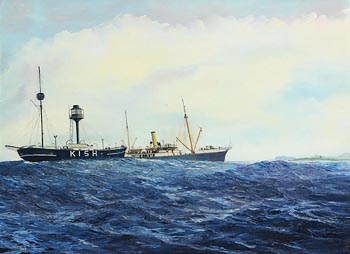 Kenneth King, The Kish Off the West Coast (1983) at Morgan O'Driscoll Art Auctions