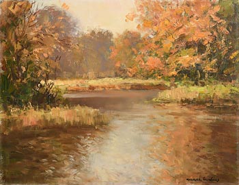 Maurice Canning Wilks, Autumn - River Lagan at Morgan O'Driscoll Art Auctions