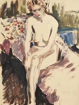 Ronald Ossory Dunlop, Female Study at Morgan O'Driscoll Art Auctions