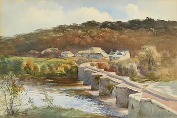 Wycliffe Egginton, Essex Bridge, River Trent at Morgan O'Driscoll Art Auctions