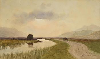 Joseph William Carey, The Bog Road (1931) at Morgan O'Driscoll Art Auctions