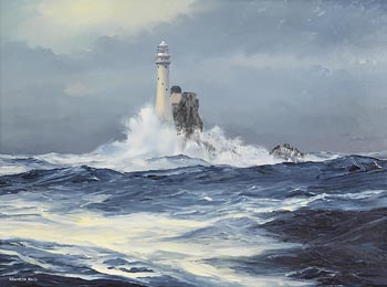 Kenneth King, Fastnet Rock, Lighthouse (2003) at Morgan O'Driscoll Art Auctions
