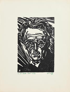 Harry Aaron Kernoff, W B Yeats at Morgan O'Driscoll Art Auctions