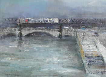 Peter Pearson, At Butt Bridge, Dublin (2005) at Morgan O'Driscoll Art Auctions