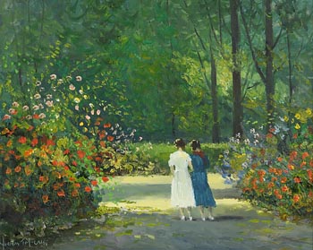 Norman J. McCaig, The Rose Garden at Morgan O'Driscoll Art Auctions
