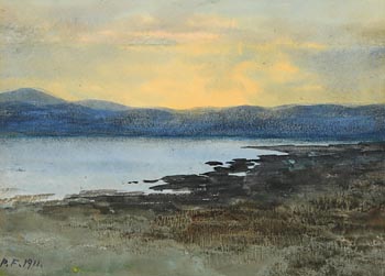 Percy French, Evening Light, West of Ireland (1911) at Morgan O'Driscoll Art Auctions