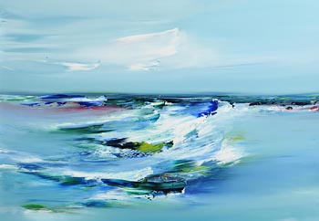 Majella O'Neill Collins, Sea, Sherkin Island (2020) at Morgan O'Driscoll Art Auctions