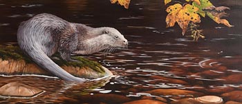 John R. Moore, River Otter at Morgan O'Driscoll Art Auctions