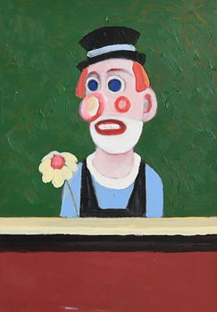 Jack Donovan, Clown with Flower at Morgan O'Driscoll Art Auctions
