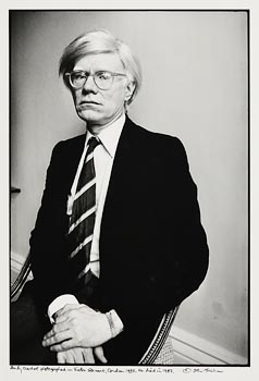 John Minihan, Andy Warhol, Eaton Square, London (1980) at Morgan O'Driscoll Art Auctions