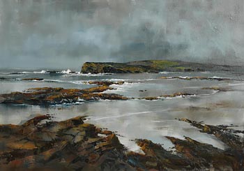 Annemarie Bourke, Impending Storm, Kilkee at Morgan O'Driscoll Art Auctions