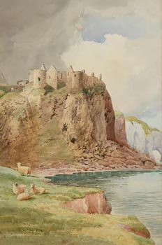 Joseph William Carey, Dunluce Castle, Co. Antrim (1928) at Morgan O'Driscoll Art Auctions