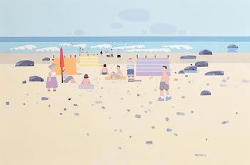 Sasha Harding, Day at the Beach at Morgan O'Driscoll Art Auctions