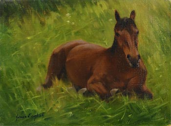 James English, The Resting Mare at Morgan O'Driscoll Art Auctions