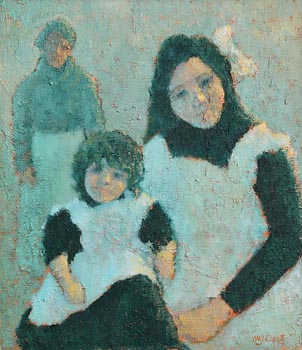 Norman J. Smyth, Daughters (1996) at Morgan O'Driscoll Art Auctions