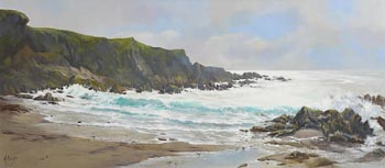 Annemarie Bourke, Red Strand, West Cork at Morgan O'Driscoll Art Auctions