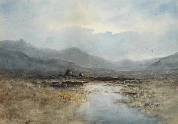 William Percy French, Bogland at Morgan O'Driscoll Art Auctions