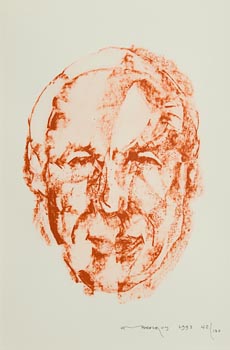 Louis Le Brocquy, Self Portrait (1993) at Morgan O'Driscoll Art Auctions