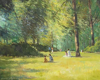 Norman J. McCaig, Springtime in the Deer Park at Morgan O'Driscoll Art Auctions