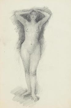 John Butler Yeats, Female Nude at Morgan O'Driscoll Art Auctions