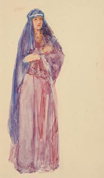 John Butler Yeats, Arabian Lady at Morgan O'Driscoll Art Auctions