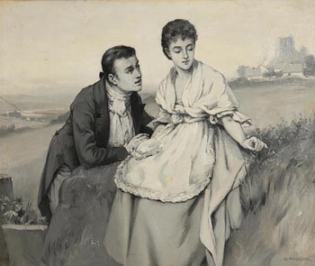 William Magrath, Courting Couple at Morgan O'Driscoll Art Auctions