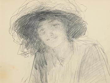 John Butler Yeats, Female Portrait at Morgan O'Driscoll Art Auctions