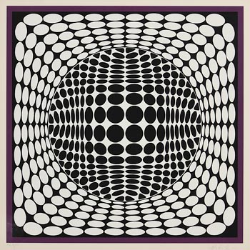 Victor Vasarely, Geometric Composition at Morgan O'Driscoll Art Auctions