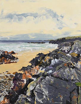 Dorothee Roberts, Near Ballyconneely Golf Club, Galway at Morgan O'Driscoll Art Auctions