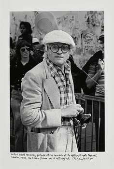 John Minihan, David Hockney, Notting Hill Gate Festival (1977) at Morgan O'Driscoll Art Auctions