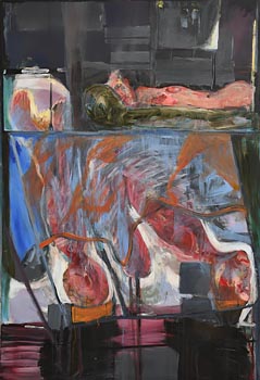 Brian Maguire, Two Views of Lovers (1988/'99) at Morgan O'Driscoll Art Auctions