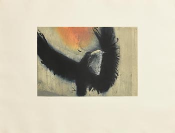 Hughie O'Donoghue, Crow II (1991) at Morgan O'Driscoll Art Auctions