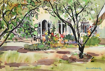 Kenneth Webb, Summer in the Garden at Morgan O'Driscoll Art Auctions
